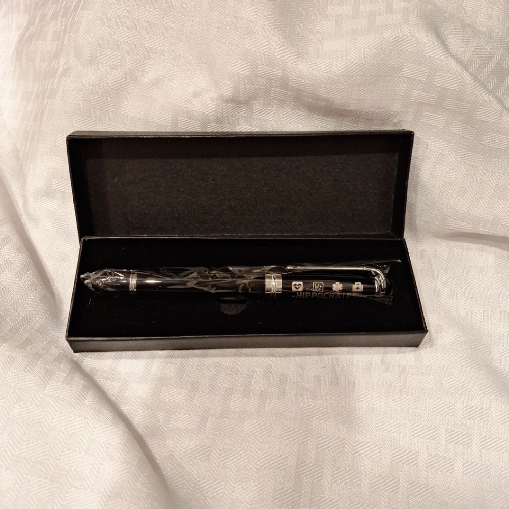 Hoppocrates "Whenever The Art Of Medicine Is Loved...Black Pen NIB